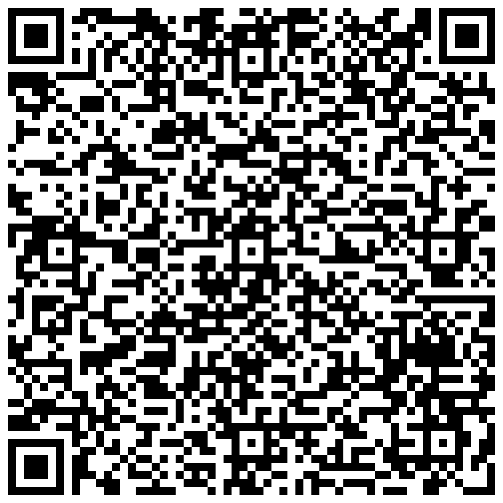 A QR code with black squares arranged on a white background.